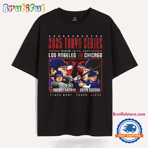 Shohei Ohtani vs. Seiya Suzuki 2025 Tokyo Series T Shirt