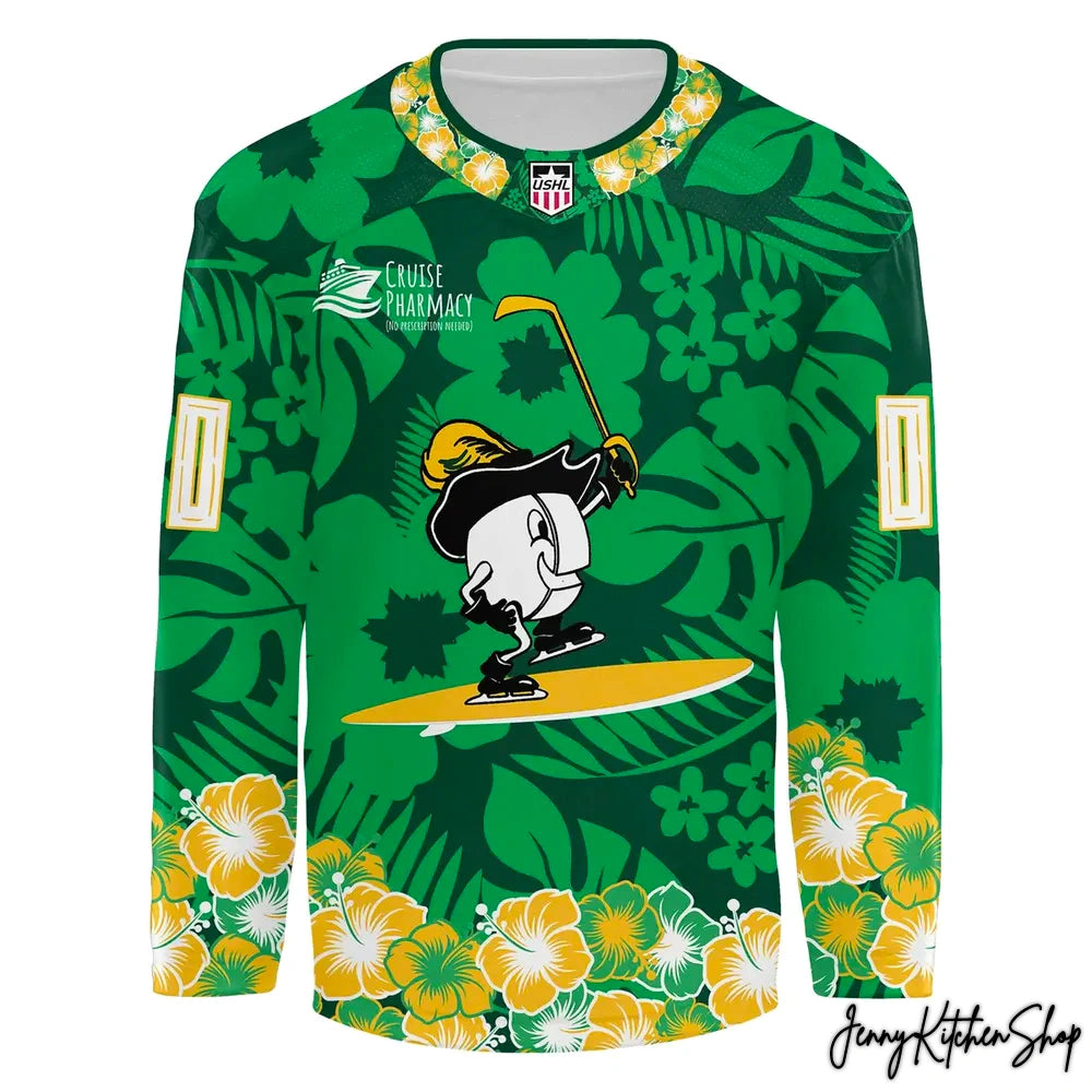 Sioux City Musketeers Hawaii Night 2026 Hockey Jersey