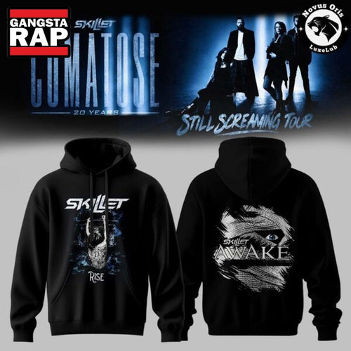 Skillet Band I Need A Hero Comatose 20th Anniversary Tour 3D Hoodie T-Shirt
