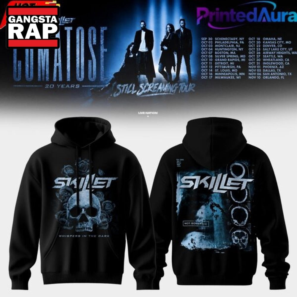 SKILLET COMATOSE 20 YEARS Limited Edition Hoodie T-Shirt