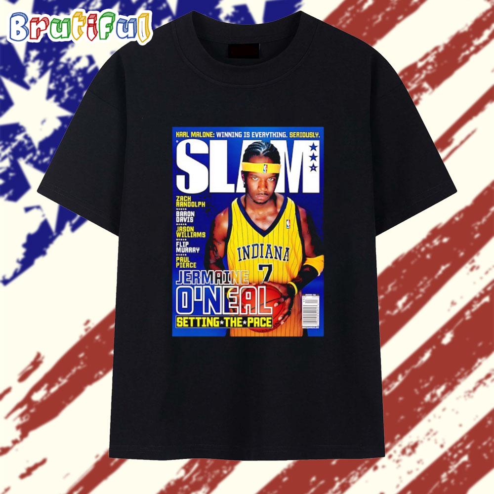 SLAM Jermaine O’Neal Indiana Pacers setting the pace T Shirt