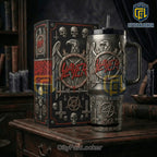 Slayer Reign In Blood South Of Heaven Embossed Stainless Steel 40oz Tumbler