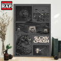 Slow Crush Live At Dunk! Fest 2025 Poster Canvas Art