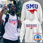 SMU Mustangs football BLUE BLOOD NEW BLOOD 2026 Hoodie T-Shirt