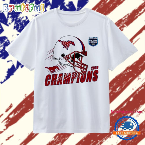 SMU Mustangs Football 2026 Trust And Will Holiday Bowl Champions T Shirt