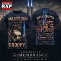 Snoopy 343 Tribute Twin Towers September 11 Remembrance 3D Shirt