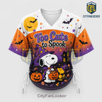 Snoopy and Friends Halloween Lace-Up Jersey T-Shirt