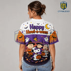Snoopy and Friends Halloween Lace-Up Jersey T-Shirt