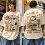 Snoopy Collect Moments Not Things Cotton T-Shirt