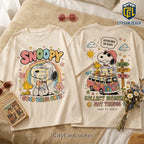 Snoopy Collect Moments Not Things Cotton T-Shirt