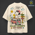 Snoopy Collect Moments Not Things Cotton T-Shirt