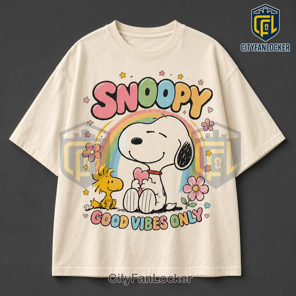 Snoopy Collect Moments Not Things Cotton T-Shirt