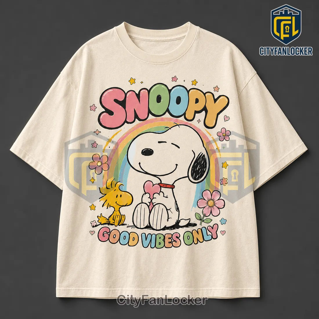 Snoopy Collect Moments Not Things Cotton T-Shirt