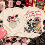 Snoopy Grease Jukebox Hearts Shirt