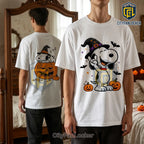 Snoopy Halloween Witch Hat Pumpkin T-Shirt