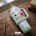 Snoopy Light Blue 76th Anniversary 40oz Stanley Tumbler