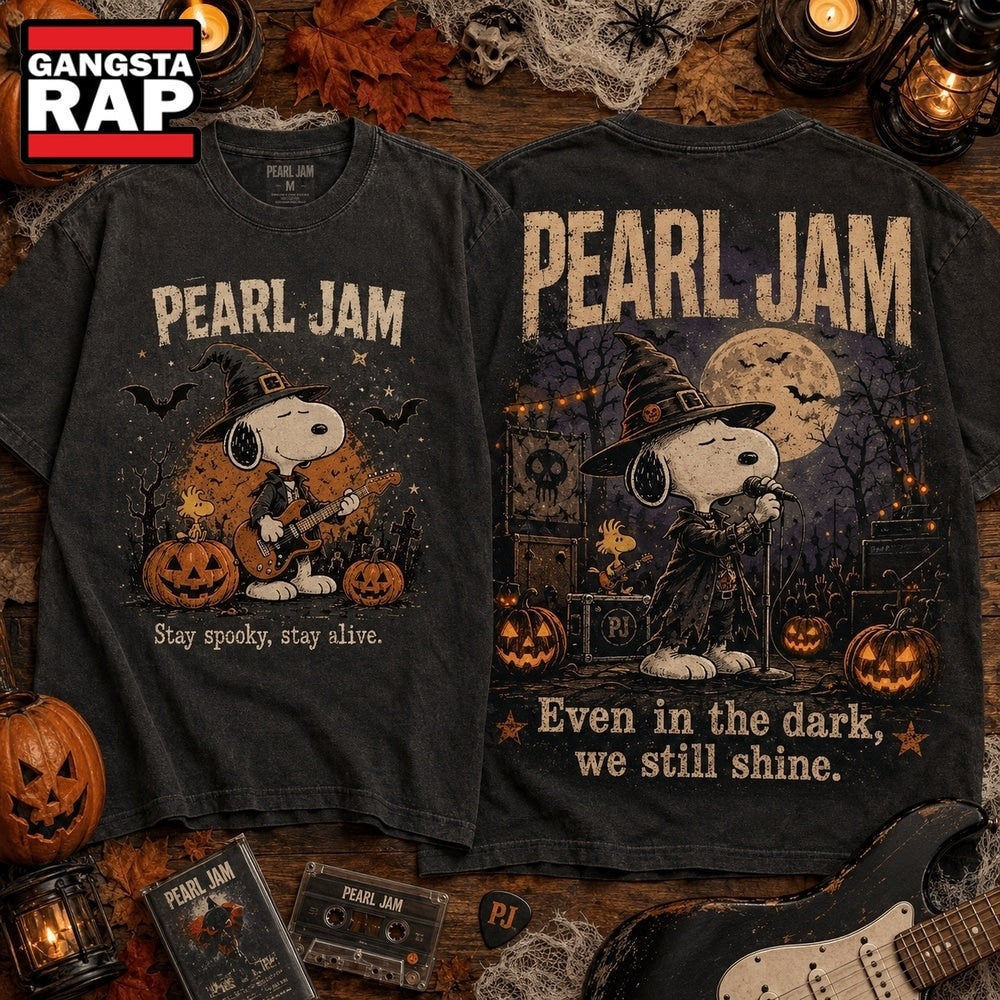Snoopy Midnight Jam Halloween 3D Shirt