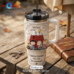 Snoopy Peanuts 76th Anniversary 40oz Tumbler Cup