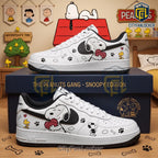 Snoopy Peanuts White Low Top Sneakers