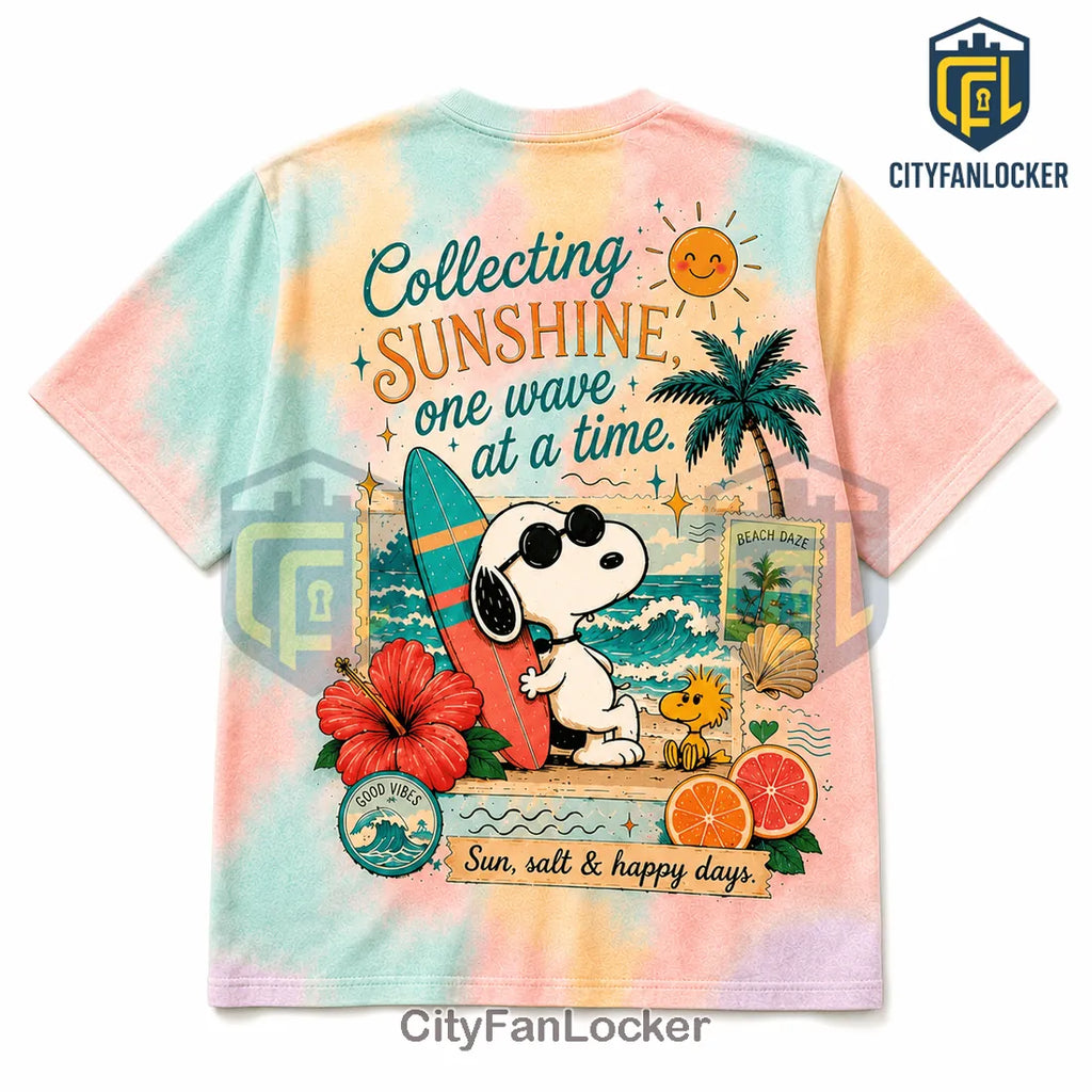 Snoopy Premium Chili Tie Dye T-Shirt