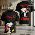 Snoopy x Coca-Cola Black T-Shirt