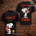 Snoopy x Coca-Cola Black T-Shirt