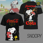 Snoopy x Coca-Cola Black T-Shirt