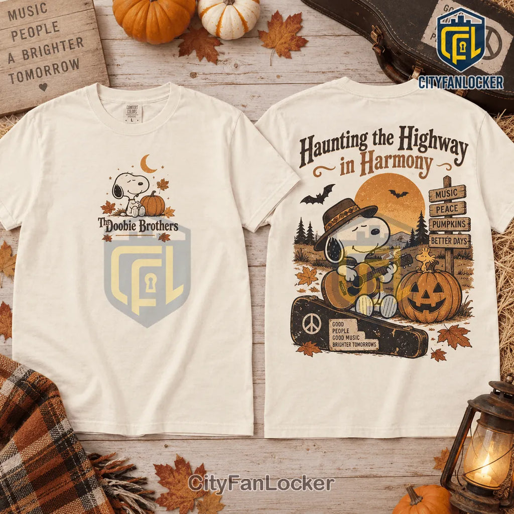 Snoopy x Doobie Brothers 2026 Halloween T-Shirt