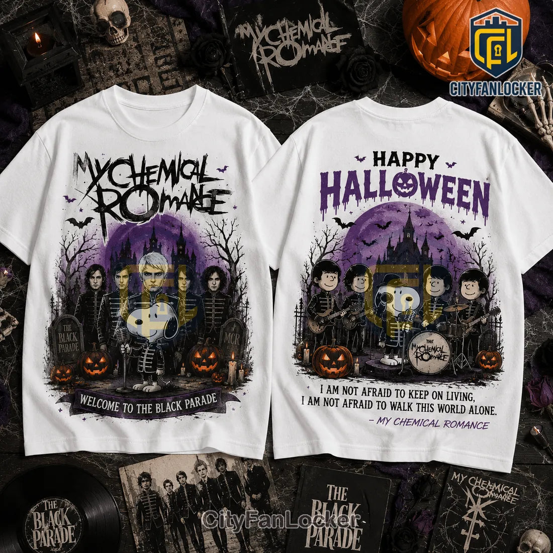 Snoopy x My Chemical Romance Halloween T-Shirt 2026