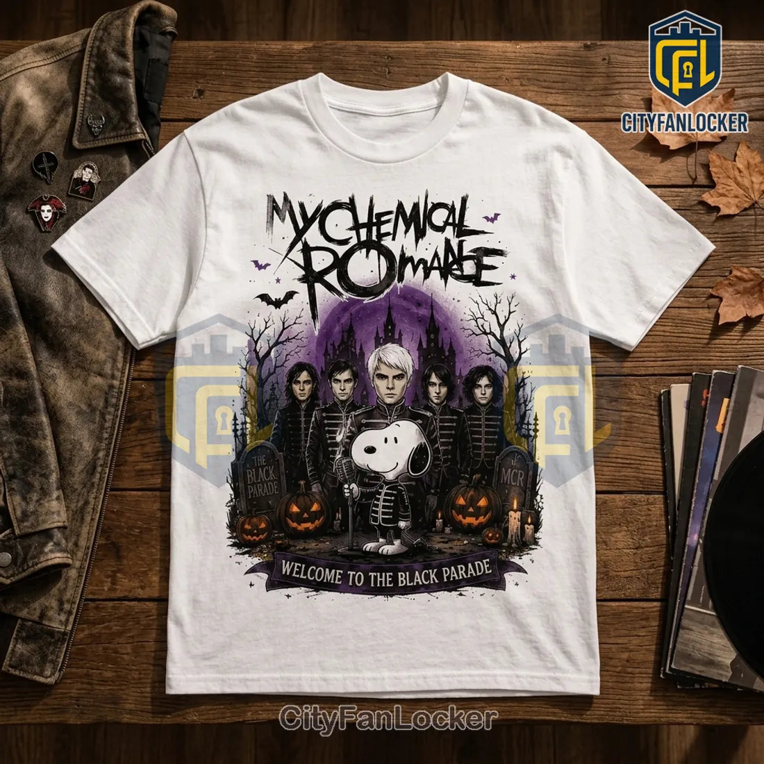 Snoopy x My Chemical Romance Halloween T-Shirt 2026