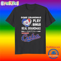Some Grandpas Play Bingo Real Grandpas Watch Chicago Cubs Diamond Heart Shirts