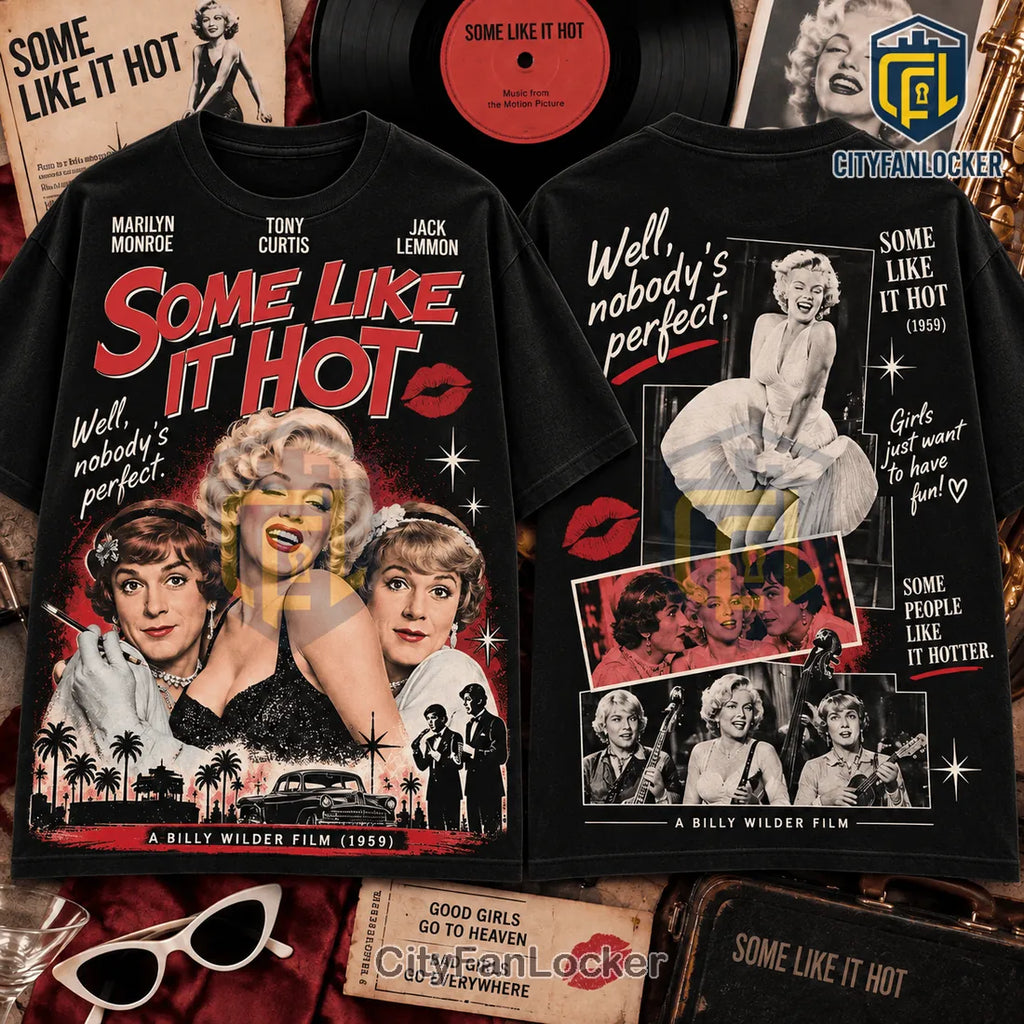 Some Like It Hot 1959 Movie Hot Pink T-Shirt
