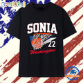Sonia Citron #22 Washington Mystics Hoop Swish T Shirt