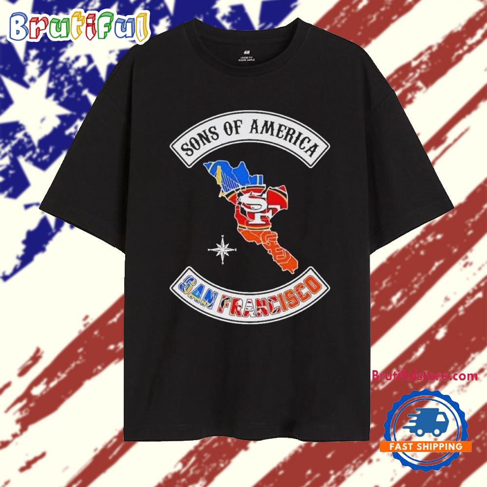 Sons Of America San Francisco Sports Logo 2025 T Shirt