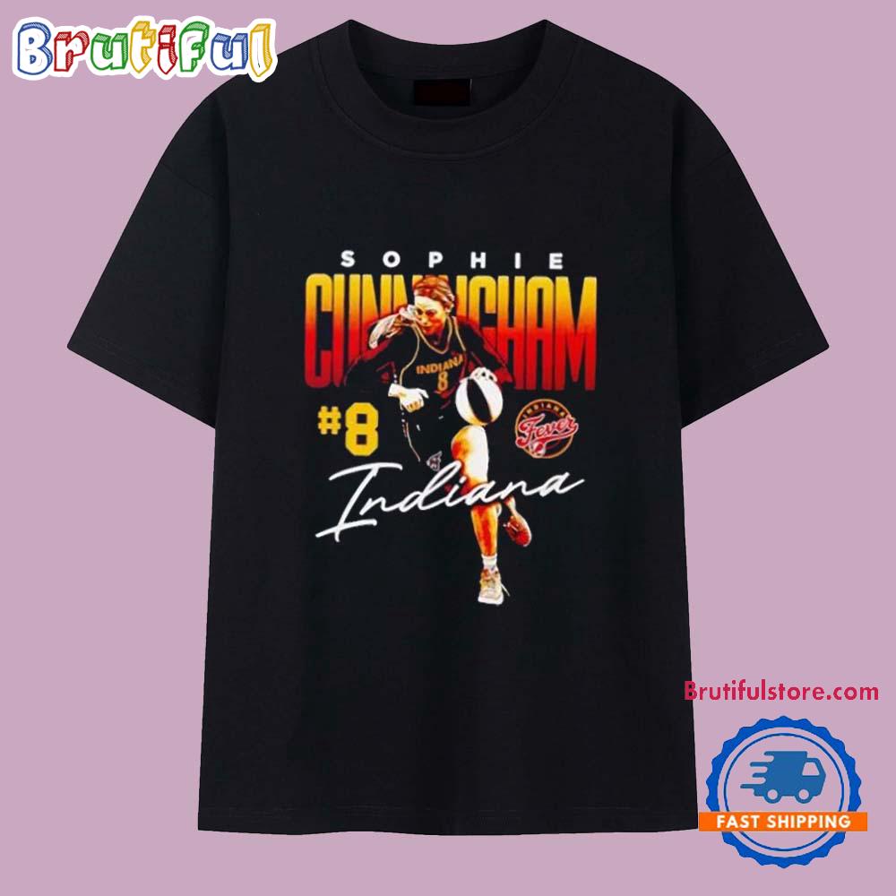 Sophie Cunningham bitmap Indiana Fever T Shirt