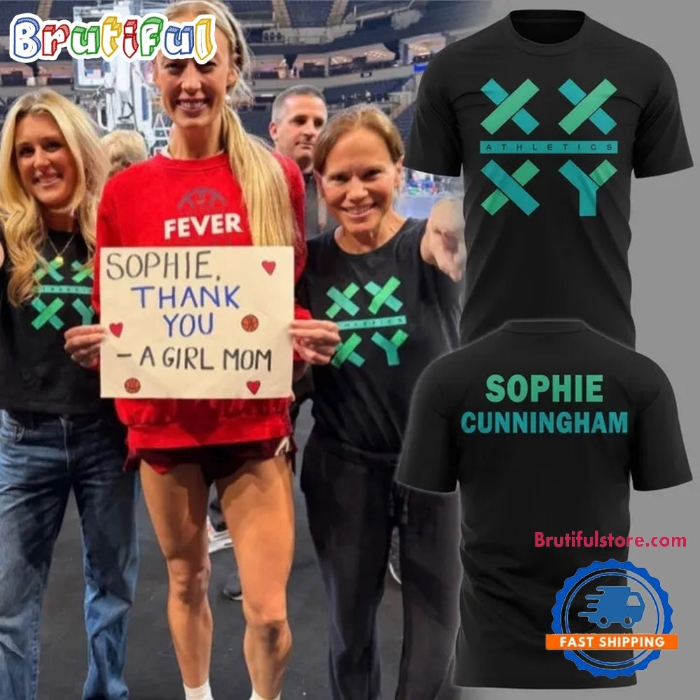 Sophie Cunningham Indiana Fever Thank You Sophie For Speaking Up For Girls Black Hoodie T-Shirt