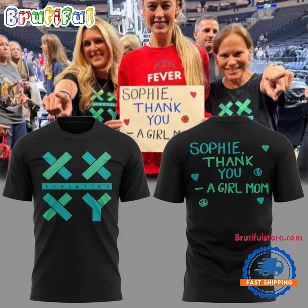 Sophie Cunningham Indiana Fever Thank You Sophie For Speaking Up For Girls Limited Edition 3D Shirt