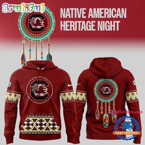 South Carolina Gamecocks Football Native American Heritage New Hoodie Shirt