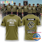 South Carolina Gamecocks NCAA Baseball x Salute to Service 2025 Hoodie T-Shirt