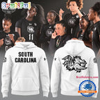 South Carolina Gamecocks Women’s Basketball 2026 White Uniform Hoodie T-Shirt