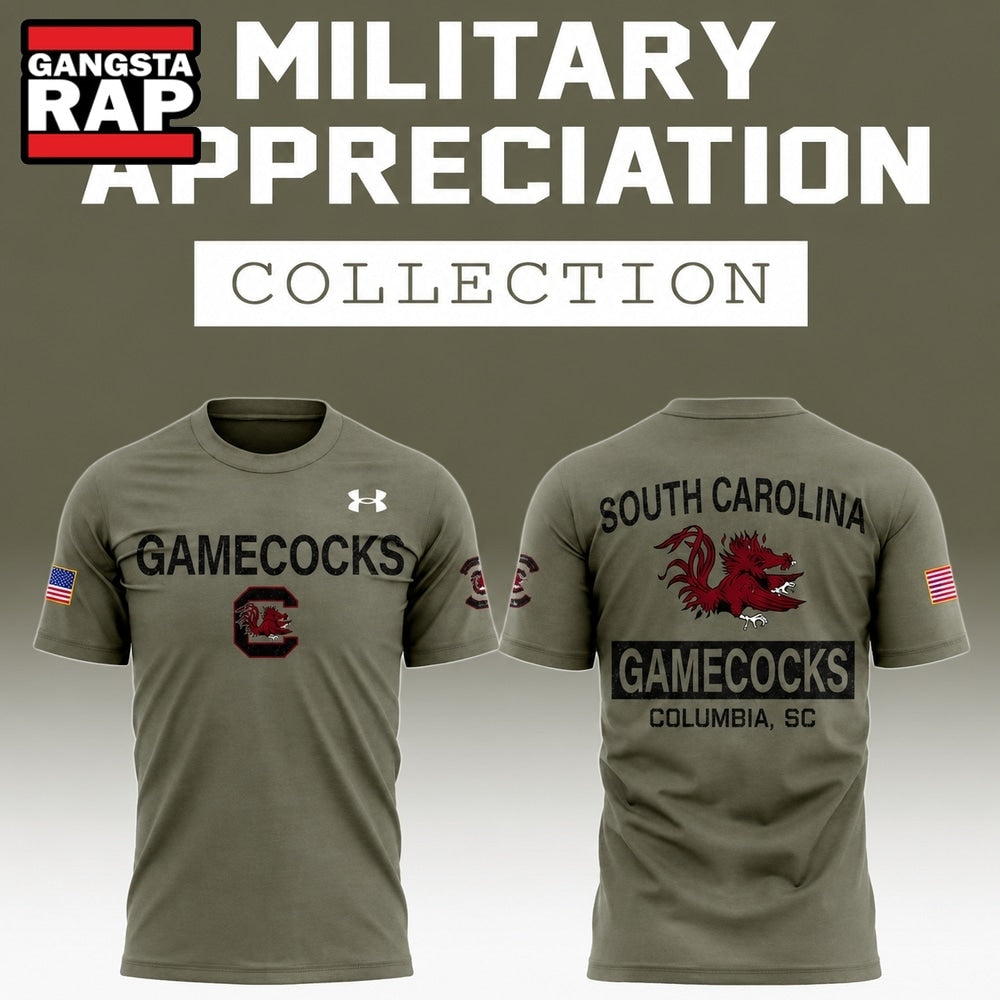 South Carolina Gamecocks x Military Appreciation 2026 Special New 3D Shirt