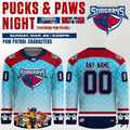 South Carolina Stingrays Pucks & Paws Night 2026 Hockey Jersey
