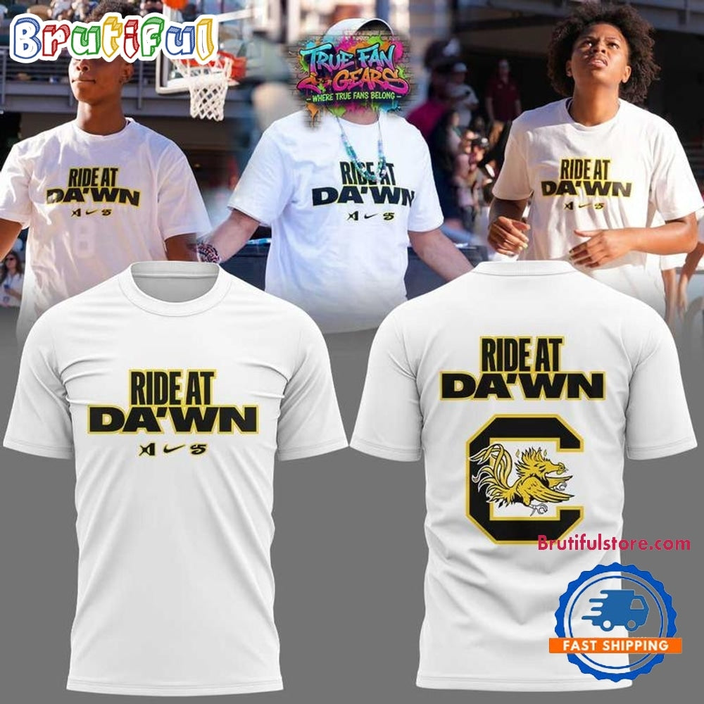 South Carolina Women’s Basketball Dawn Staley Ride At Dawn Graphic 3D Shirt