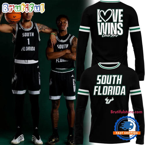 South Florida Bulls Coach Amir Love Wins 2025 Limited Edition Long Sleeve Shirt