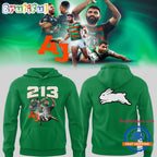 South Sydney Rabbitohs Alex Johnston Record Breaker All Over Print Hoodie T-Shirt