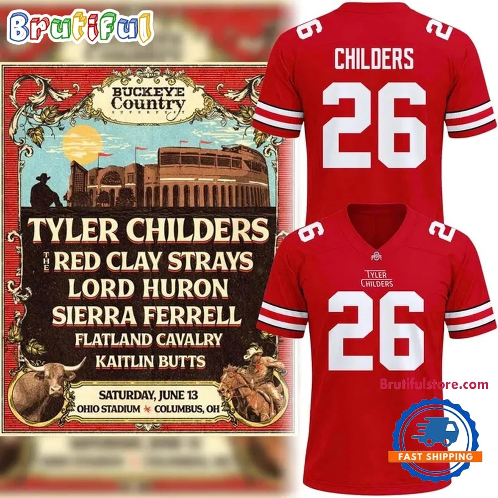 Special 2026 Tyler Childers x Ohio State Buckeyes Football Jersey