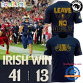 Special For Lou Notre Dame Fighting Irish Football Navy T Shirt