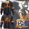 Special New Smoke Grey Tennessee Volunteer Spirit All Patchs Vols Sweatshirt