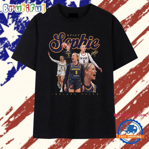 Spicy Sophie Cunningham Indiana Fever WNBA Fan Graphic T Shirt
