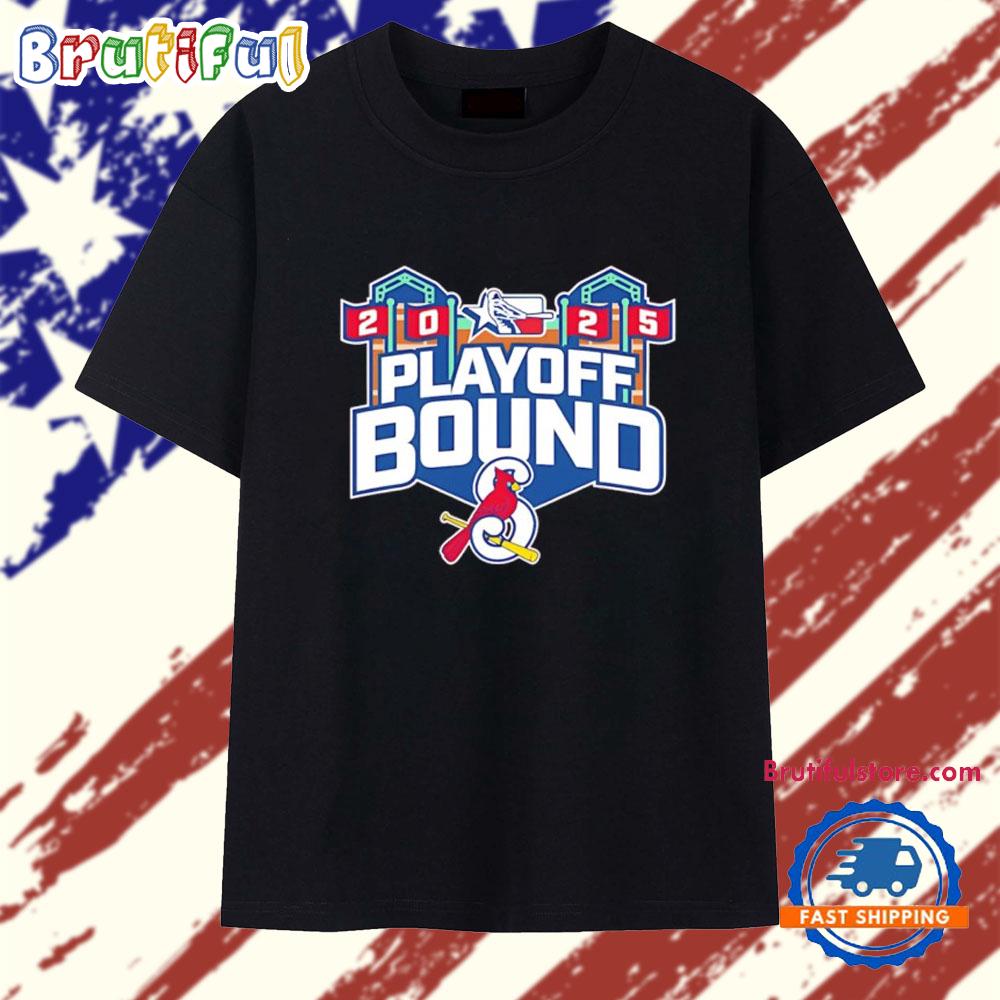 Springfield Cardinals 2025 Texas League Playoff Official T Shirt
